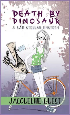 Death by Dinosaur book cover by Jacqueline Guest